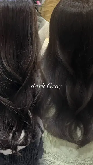 ロング 韓国レイヤー／顔周り ／ブリーチことこのヘアスタイル