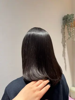 ミディアム ゆめか/湘南台/ YOLObydiarのヘアスタイル