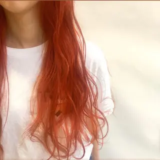 ロング カラー ヘアアレンジ チャンモリパーマ/韓 国/Minami🦋のヘアスタイル