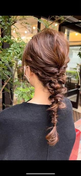 セミロング 早稲田 千尋のヘアスタイル