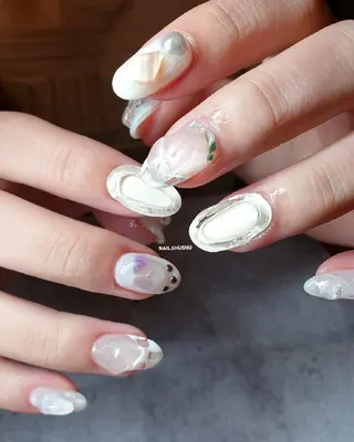 ネイル 3dパーツ/流行り 👧shushu❤️のネイルデザイン