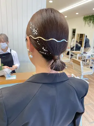 ミディアム ヘアアレンジ ayaka #パーマ#アレンジのヘアスタイル