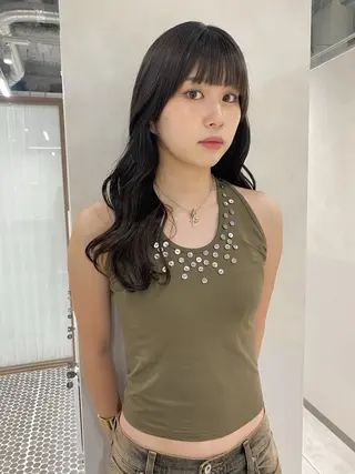ミディアム カラー 砂原 ひよりのヘアスタイル