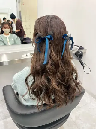 ロング カラー ヘアアレンジ 愛されカラー🩷 はるなのヘアスタイル