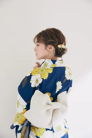 ヘアアレンジ レイヤーカット/ ハイライト　千咲季のヘアスタイル