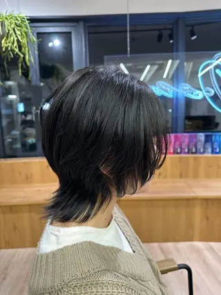 ショート 切りっぱなし/髪質 改善矯正/さやか🫧のヘアスタイル