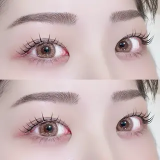 アイブロウ 艶カラー/マツエク /似合わせ🤍ななえのマツエク・マツパデザイン