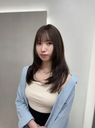 ロング カラー 🐺ウルフ/レイヤー カット/高嶋湧大のヘアスタイル