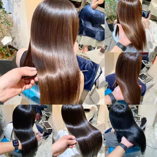 セミロング 必ず笑顔で帰っていた だきます！安田祐貴のヘアスタイル