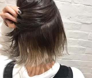 ショート カラー ボブ　ショート 特化 迫田紘史のヘアスタイル