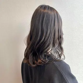 ミディアム カラー 砂川朱音⌇鶴見区横堤 ⌇抜け感ヘア⌇韓国風のヘアスタイル