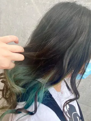 セミロング カラー な つのヘアスタイル