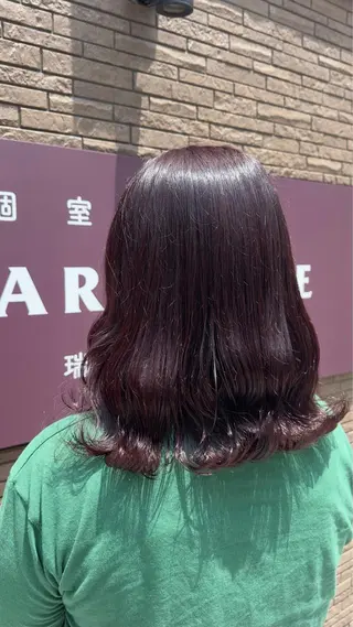 ミディアム カラー 個室サロン🕊️ 飯塚優希のヘアスタイル