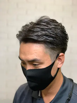 ミディアム 田中 心のヘアスタイル