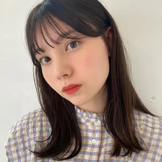 ミディアム カラー 🪭risa 暖色/レイヤー🪭のヘアスタイル