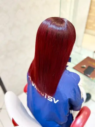 ミディアム カラー 髪質改善×ハイトーン ✨倉持のヘアスタイル