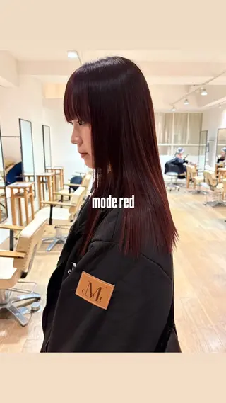 セミロング KNACK/天王寺 美容室/レイヤーのヘアスタイル