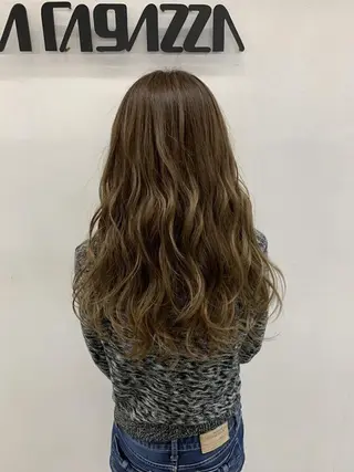 ロング カラー 東條 克義のヘアスタイル