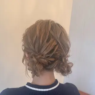 ミディアム ヘアアレンジ 高橋 那美のヘアスタイル
