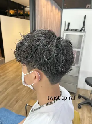 ショート パーマ メンズ メンズカット/パーマ 久田良和のヘアスタイル