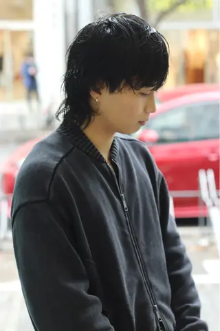 ミディアム メンズ joh/メンズ/ ブリーチ/矢場町のヘアスタイル