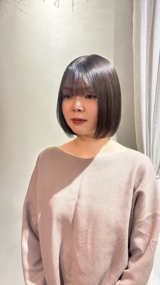 カラー Asumi/丸の内 /ブリーチ/花屋併設のヘアスタイル