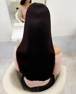 ロング カラー momo /レイヤー/暖色のヘアスタイル
