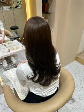 ロング カラー 酒井 里穂のヘアスタイル