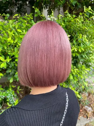 ミディアム カラー LUXBE LUCE ひなののヘアスタイル