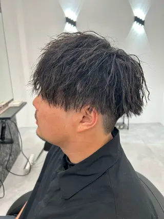 パーマ メンズ 土屋 竣奨のヘアスタイル