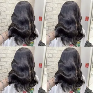ロング カラー 成瀬スパイラル パーマ清水大隼のヘアスタイル