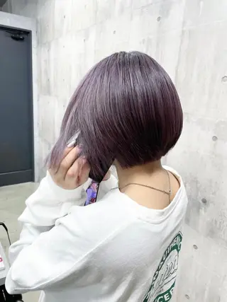 ショート カラー LUXBE LUCE ひなののヘアスタイル
