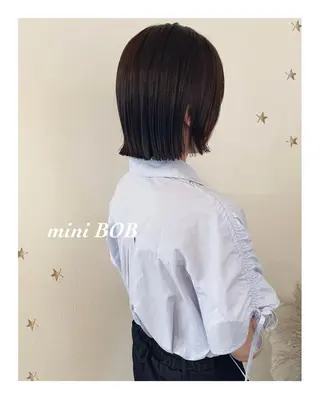 ミディアム カラー 市川 千夏のヘアスタイル