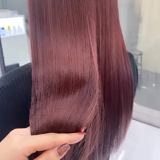 ロング カラー 艶感/韓国風 🤍moeka🤍のヘアスタイル