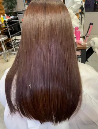 カラー のり🐼顔まわり/ 韓国/レイヤーカットのヘアスタイル