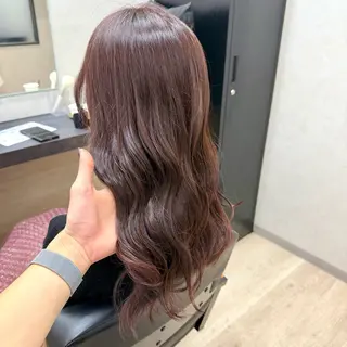 ミディアム カラー 有田裕真 【ブリーチカラー】のヘアスタイル