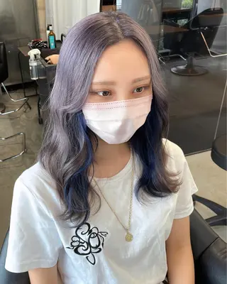 カラー 伊藤 莉奈　韓国ヘアのヘアスタイル