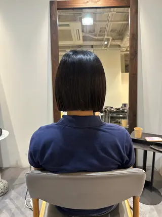 ショート HANAME 原宿美容室のヘアスタイル