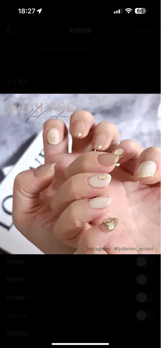 ネイル JOLIESSE Ayumiのネイルデザイン