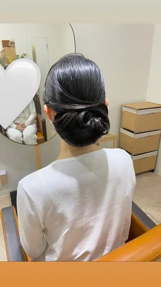 ロング カラー ヘアアレンジ ひなの .のその他イメージ