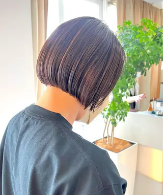 ショート フルガキ ハルカ天神美容室のヘアスタイル