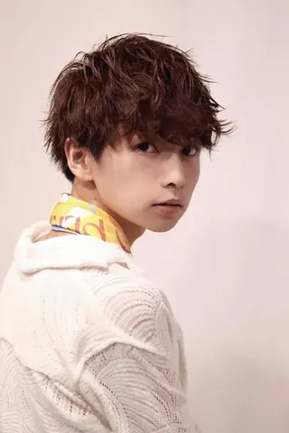 メンズ ミルクティー・透明感 🏹REN🏹のヘアスタイル