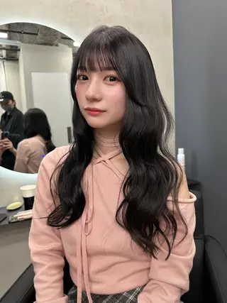 ロング 韓国/ワンホンヘア 髪質改善/MaCoのヘアスタイル