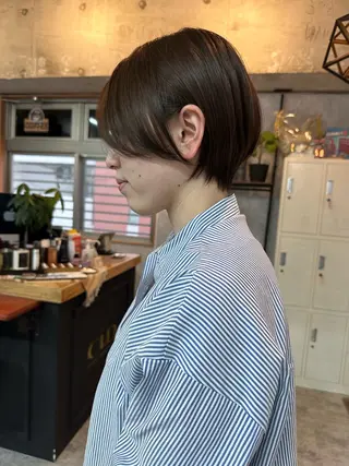 ショート モテ髪/ボブ/ショー ト/アダチフウトのヘアスタイル