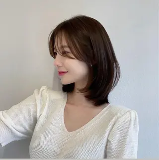 ミディアム 柳澤 興輝のヘアスタイル