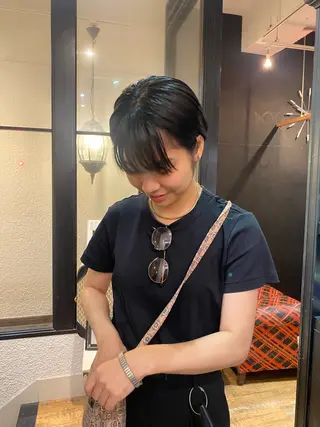 ショート 原田 梓未のヘアスタイル