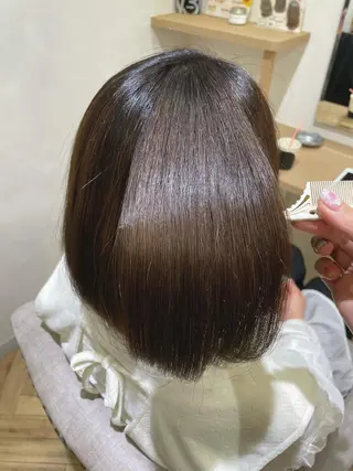 ミディアム 髪質改善お任せ ください♪ひとみのヘアスタイル
