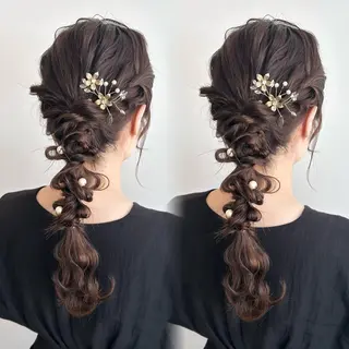 ヘアアレンジ 透明感カラー💎✨/ 梅田/KUREAのヘアスタイル