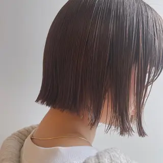 カラー fithue ボブ〻kotonoのヘアスタイル