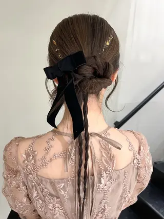 ヘアアレンジ 小顔ボブ jilblanカホのヘアスタイル